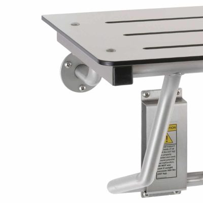 Bobrick Solid Phenolic B-5191 Folding Shower Seat - Image 2