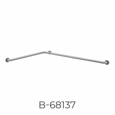 Bobrick 1 ½” Diameter Two-Wall Grab Bar B-6861 - Image 5