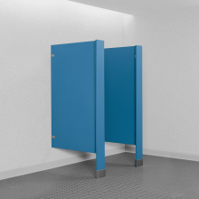 Floor Mounted Urinal Screen - Plastic Laminate