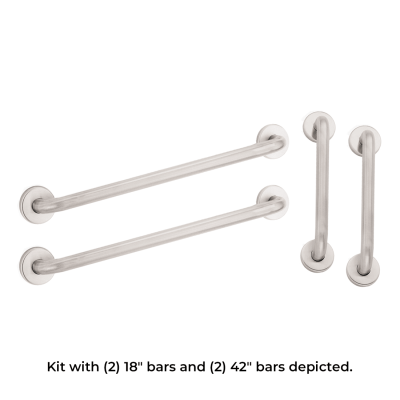 Grab Bar Set for ADA and ICC/ANSI Compliance - Image 6