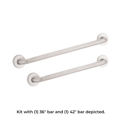 Grab Bar Set for ADA and ICC/ANSI Compliance - Image 3