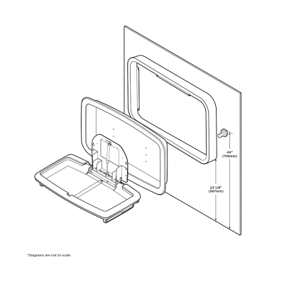 Koala Kare Horizontal Surface-Mount Baby Changing Station KB310-SSWM - Image 7