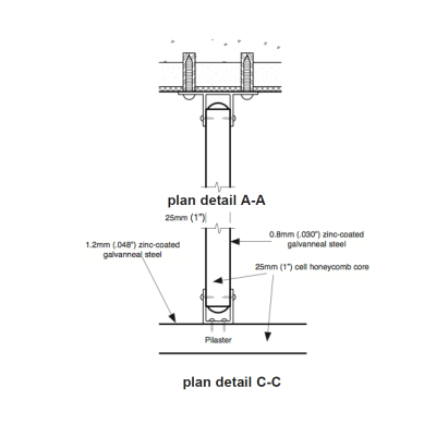 Floor Mounted Urinal Screen - Stainless Steel - Image 3