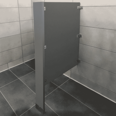 Floor Mounted Privacy Screen – Solid Plastic