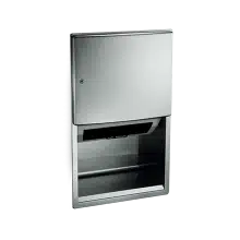 ROVAL™ RECESSED AUTOMATIC ROLL PAPER TOWEL DISPENSER - 204523A Series