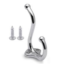 604020 COAT HOOK (4020) & SCREW PACK-6LP