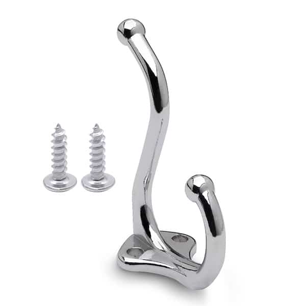 604020 COAT HOOK (4020) & SCREW PACK-6LP