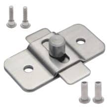 606309 LATCH-SLIDE-SURFACE MOUNTED WITH SCREW PACK - 6LP- STAMPED S/S