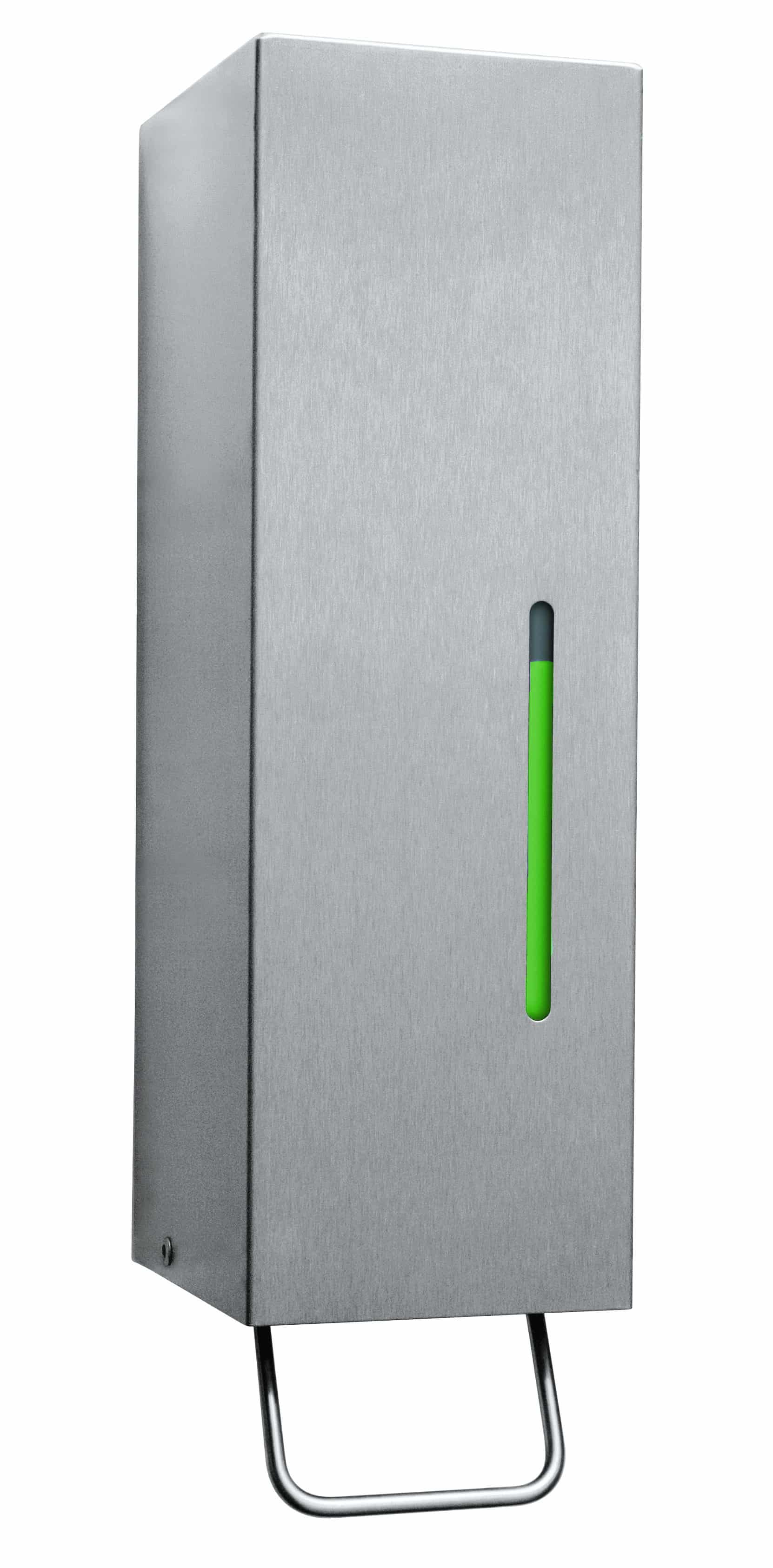 Surface-Mounted Manual Foam Soap Dispenser, Satin Finish, 34-fl oz.