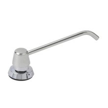 Counter-Mounted Manual Top-Fill Liquid Soap Dispenser, 6" Spout, Polished, 20-fl. oz.