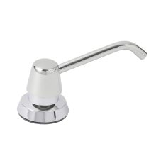 Counter-Mounted Manual Top-Fill Liquid Soap Dispenser, 4" Spout, Polished, 20-fl. oz.