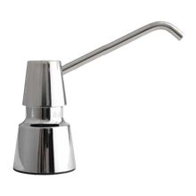 Counter-Mounted Manual Top-Fill Foam Soap Dispenser, 6" Spout, Polished, 34-fl. oz.
