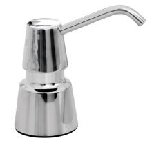 Counter-Mounted Manual Top-Fill Foam Soap Dispenser, 4" Spout, Polished, 20-fl. oz.