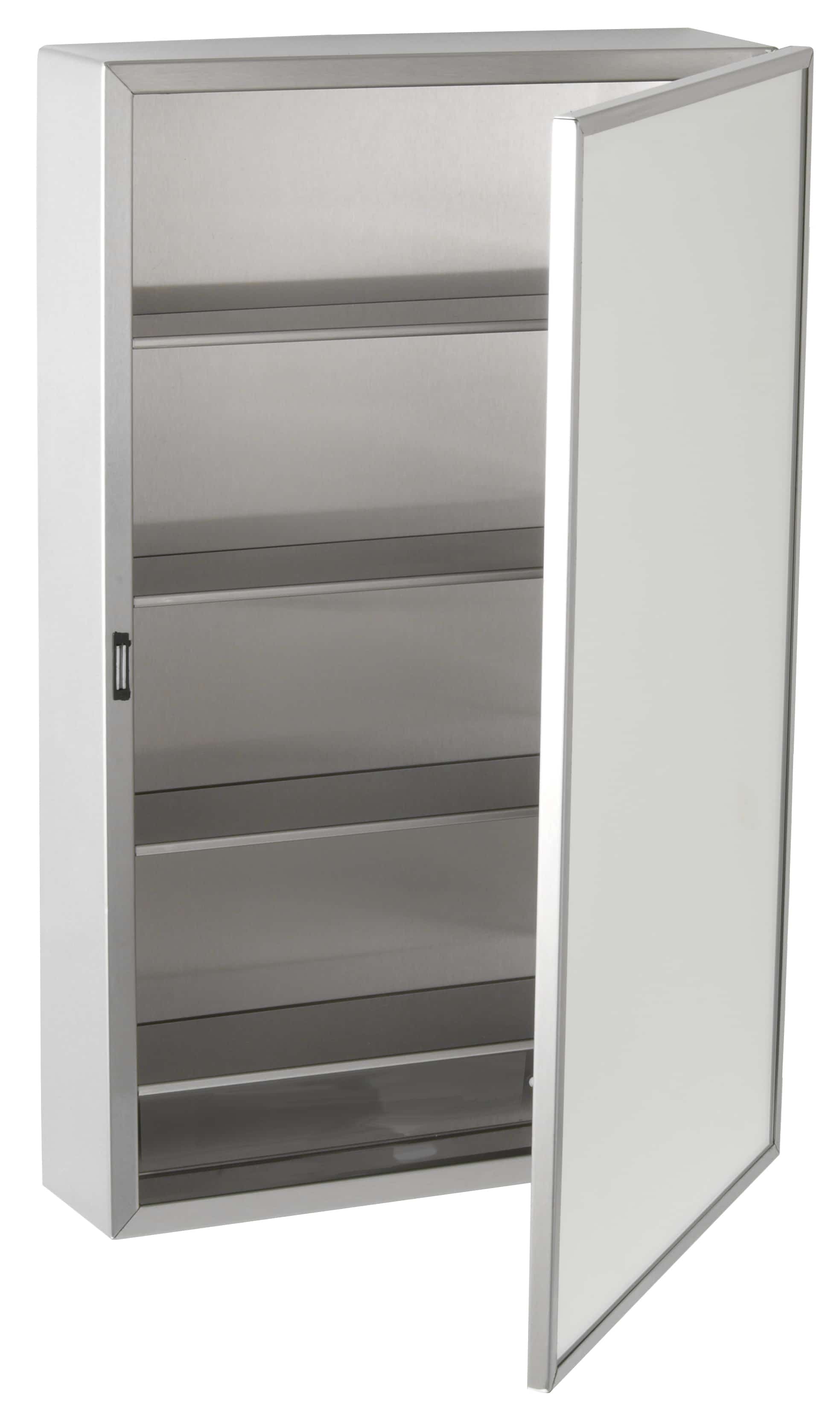 Surface-Mounted Medicine Cabinet, Satin Finish