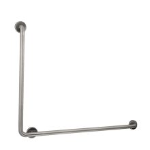 90 Degree Grab Bar, 1-1/4" Diameter, Peened Finish, 40" to the Left