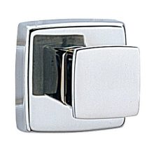 Surface-Mounted Single Robe Hook, Bright Polished