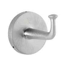 Surface-Mounted Heavy-Duty Clothes Hook, Concealed Mounting, Satin Nickel-Plated