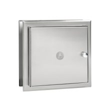 Recessed Specimen Pass-Through Cabinet, Satin Finish