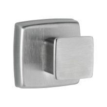 Surface-Mounted Single Robe Hook, Satin Finish