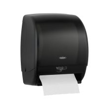 Surface-Mounted Automatic Roll Paper Towel Dispenser, Dark Translucent Plastic