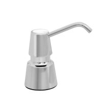 Counter-Mounted Manual Top-Fill Foam Soap Dispenser, 4" Spout, Polished, 34-fl. oz.