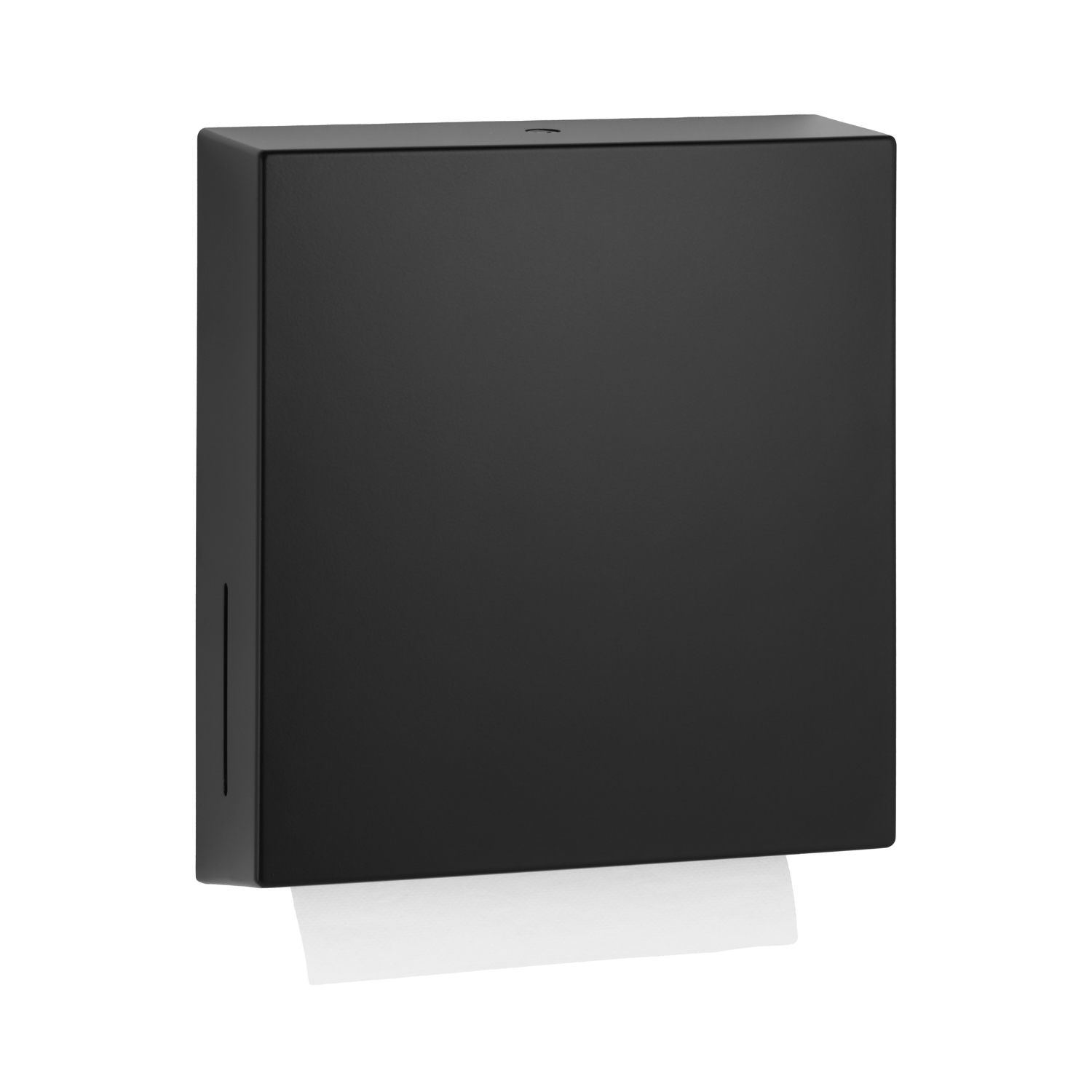Surface-Mounted Paper Towel Dispenser, Matte Black, 525 Multifold Towels