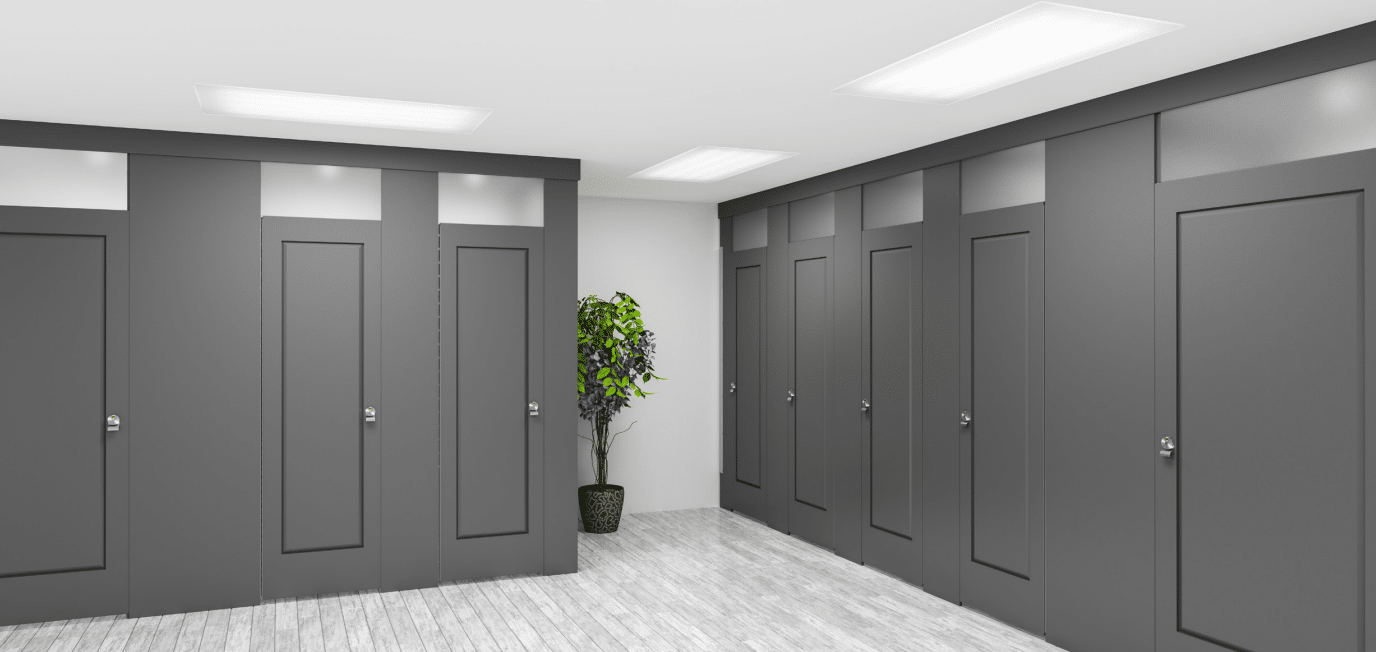 Meet the New Frosted Acrylic Transoms for Aria Partitions